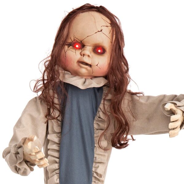 standing scary doll