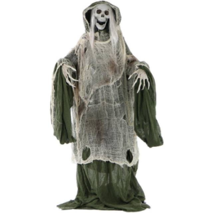 60" Standing Moaning halloween skeleton animatronics