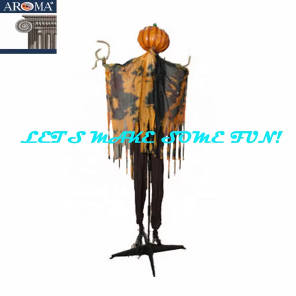 Standing Animatronic Pumpkin