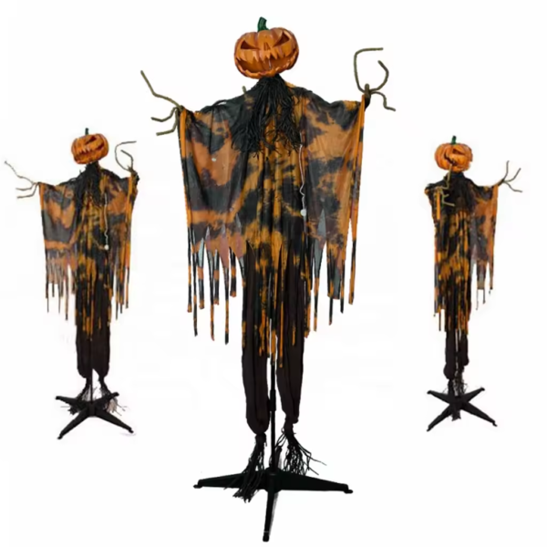 Standing Animatronic Pumpkin