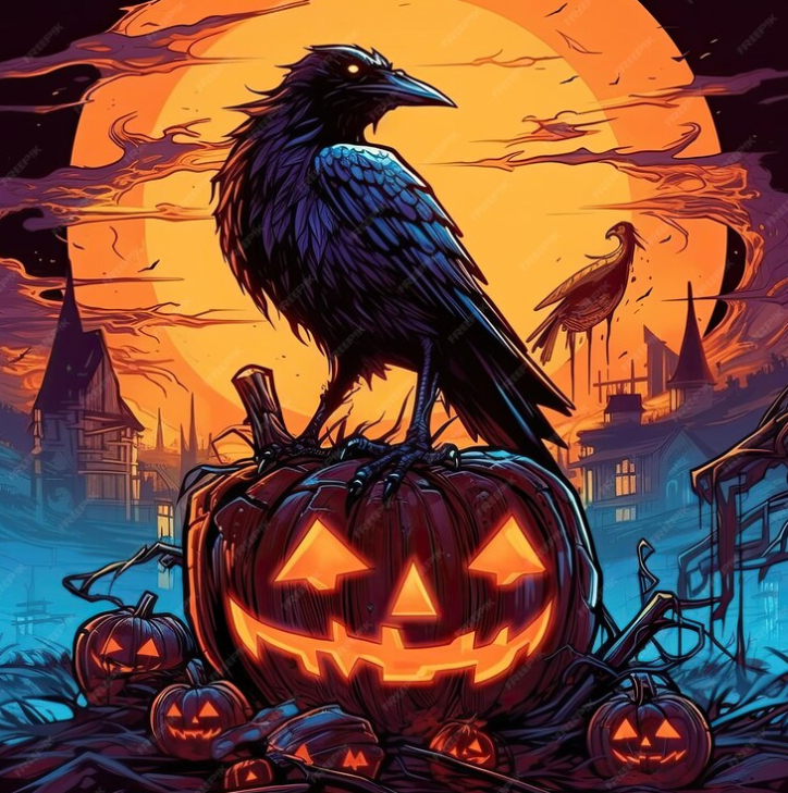 Halloween Raven