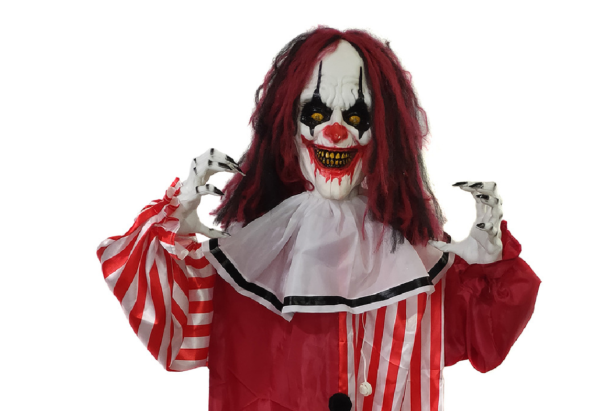 Creepy clown animatronics-Black and Red costume - Image 4