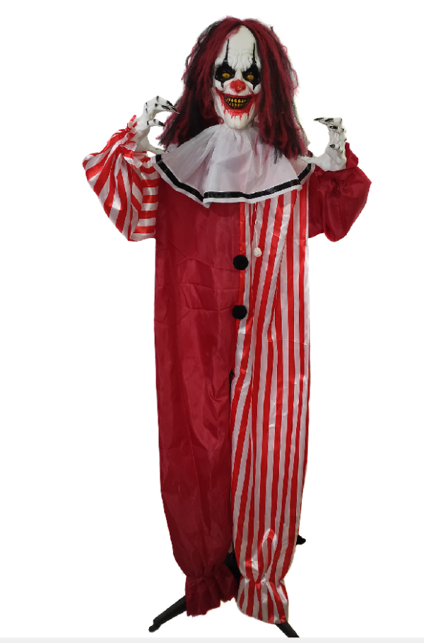 Creepy clown animatronics-Black and Red costume - Image 3