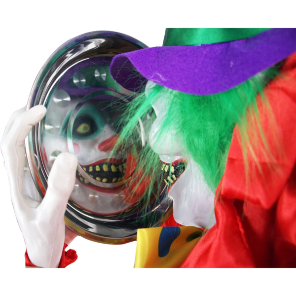 Life Size Scary Clown Holding Tray