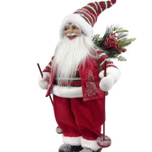 Skiing animatronic santa​