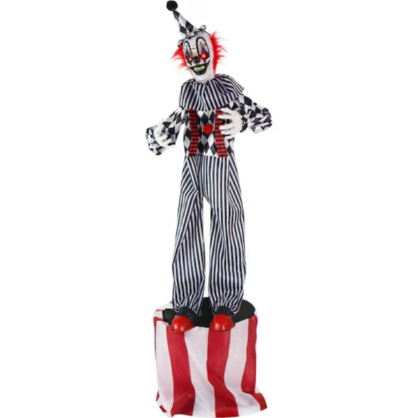 6FT Animated Clown on Stage animatronic